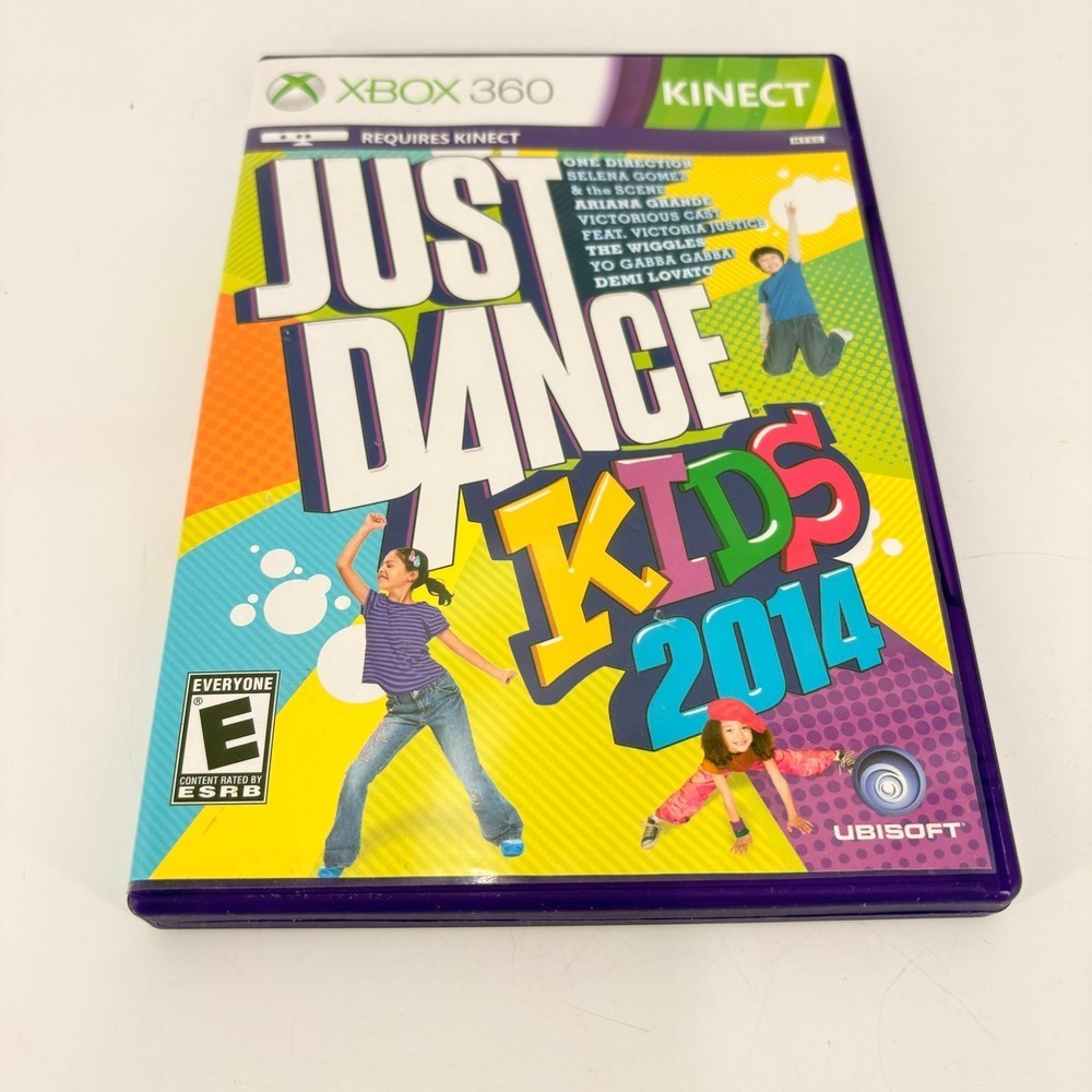 Just Dance Kids 2014 Xbox 360 Kinect Tested Case & Game Ubisoft